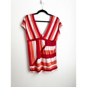 Chloé Atlanta Striped Linen Top, XS